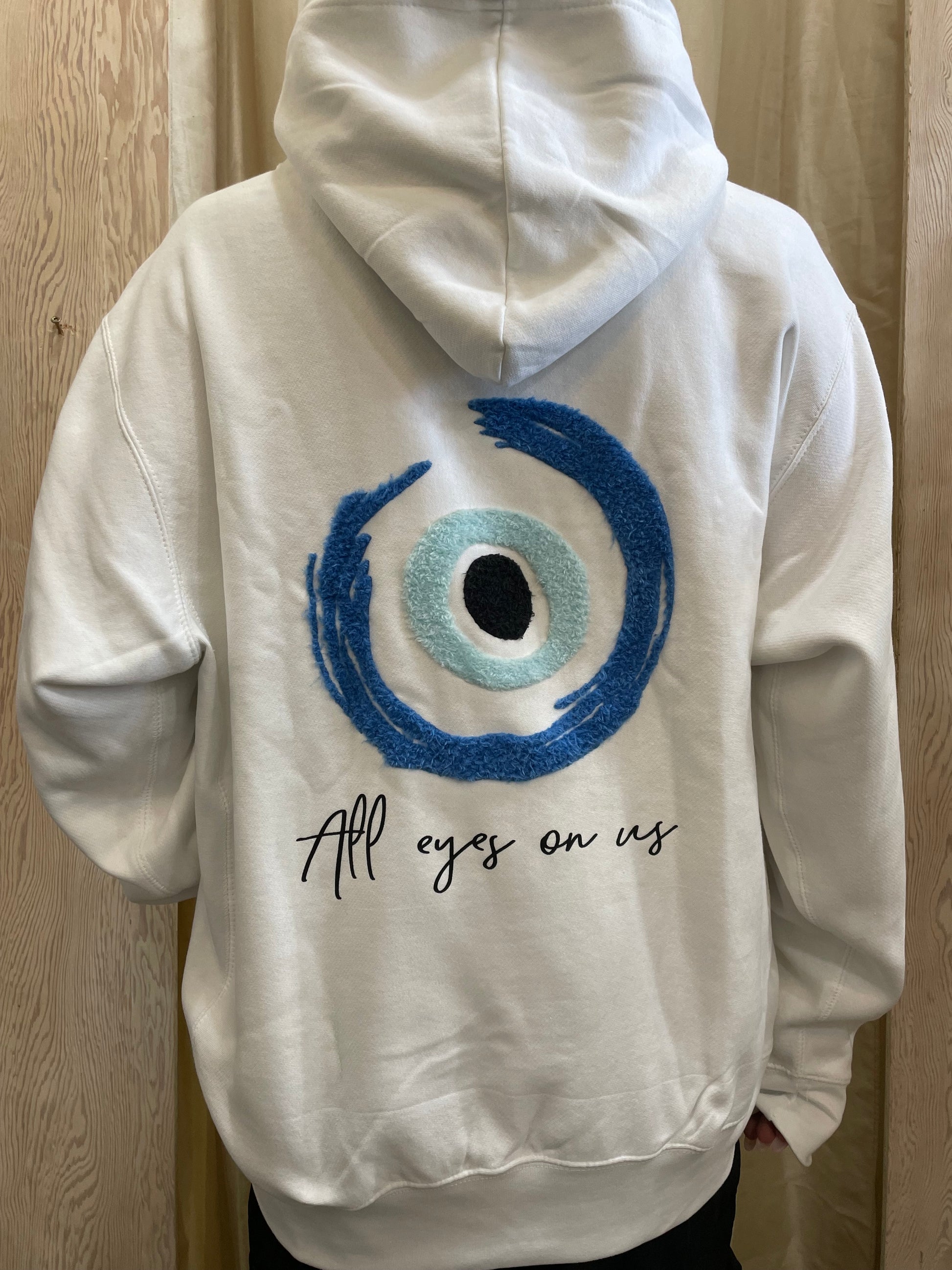 Fuzzy Eye Hoodie