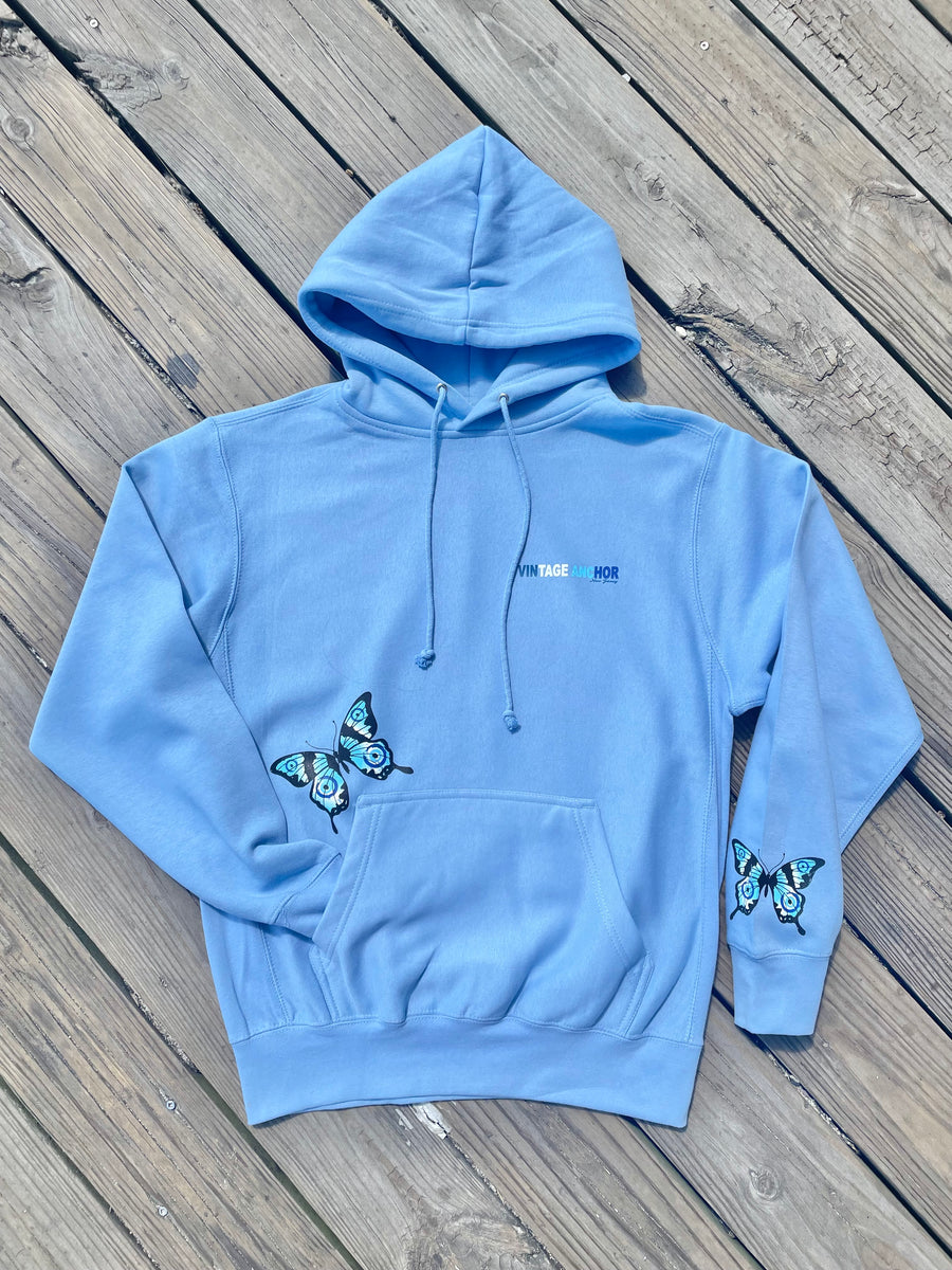 Keep The Dream Alive Butterfly Hoodie Vintage Anchor