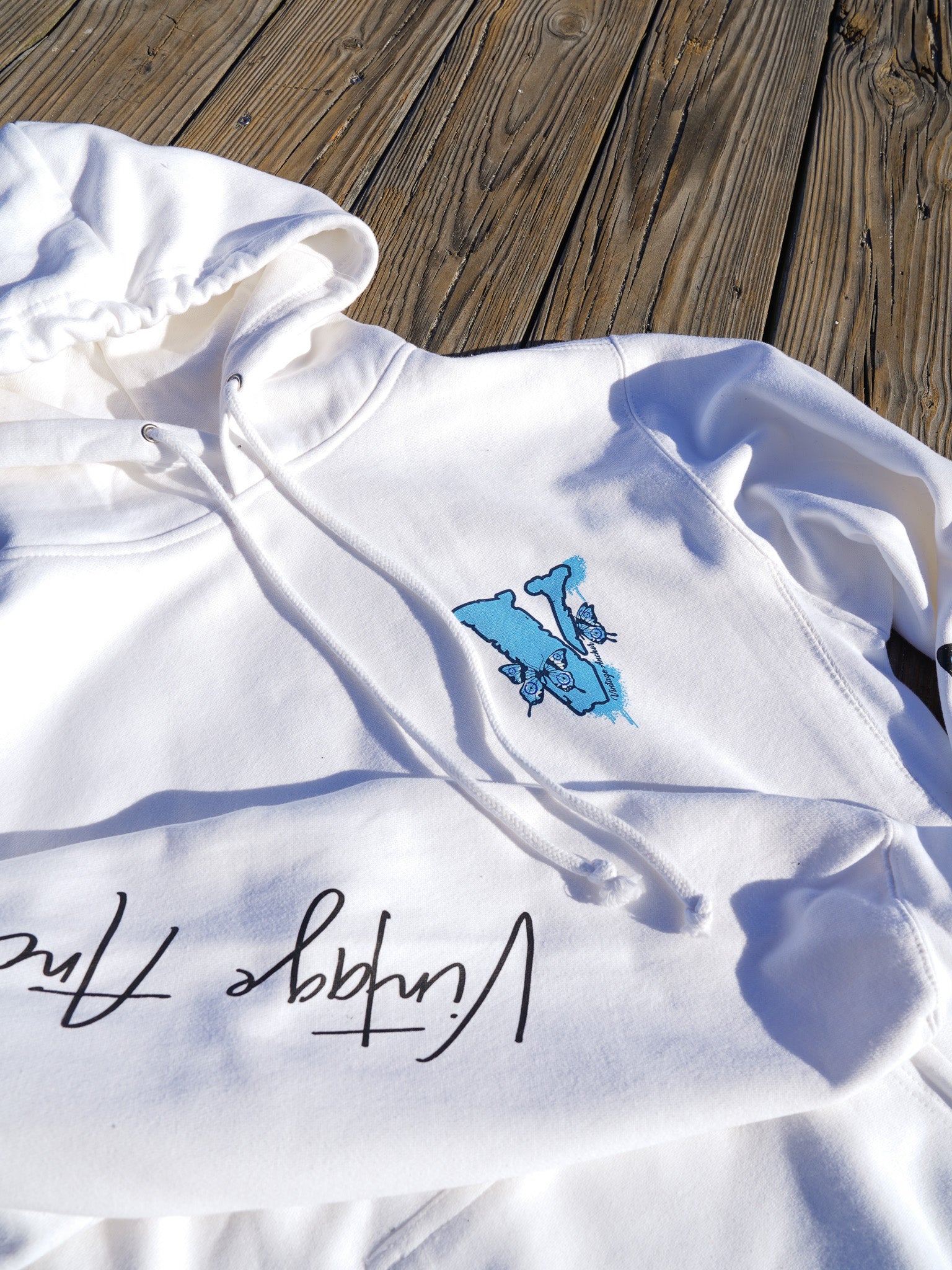 Yours truly butterfly online hoodie