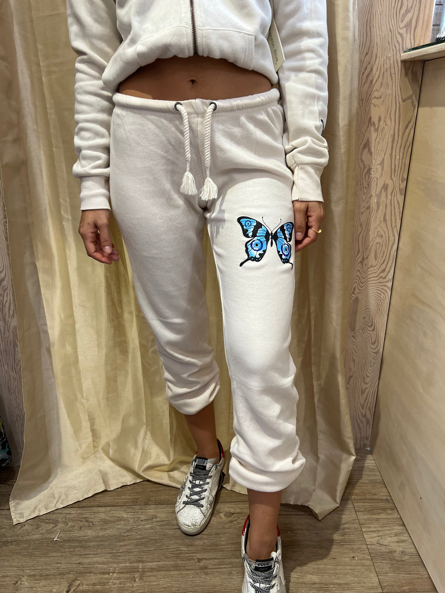 Blue butterfly online joggers