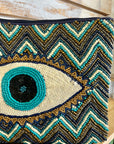 Beaded Eye Crossbody