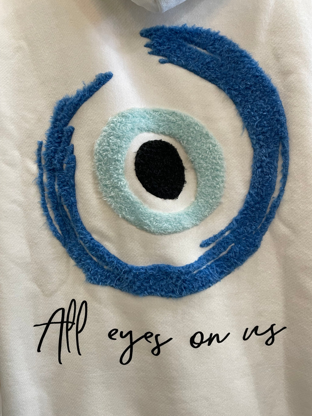 Fuzzy Eye Hoodie