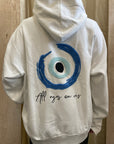 Fuzzy Eye Hoodie
