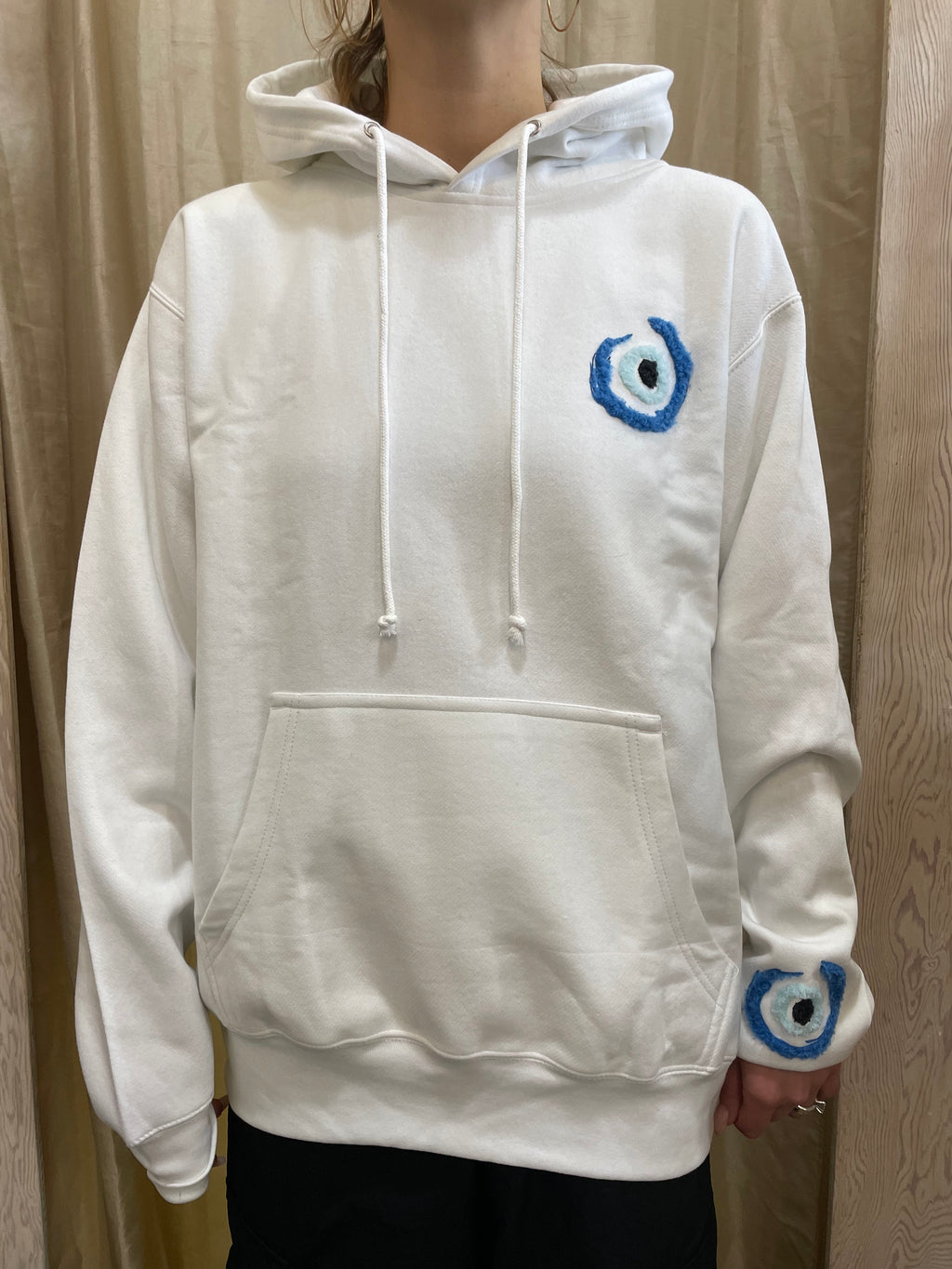 Fuzzy Eye Hoodie
