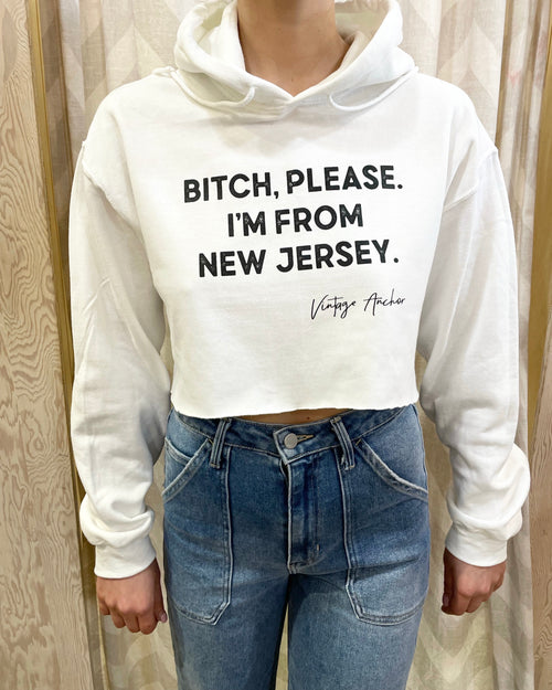B*tch, Please Cropped Hoodie