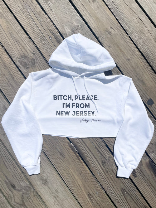 B*tch, Please Cropped Hoodie