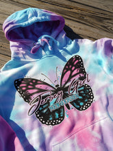 Load image into Gallery viewer, Jersey Girl Tie Dye Hoodie
