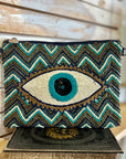 Beaded Eye Crossbody