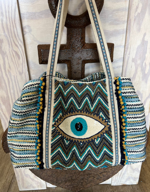Beaded Eye Bag