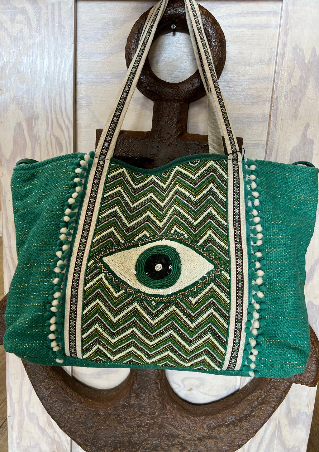 Beaded Eye Bag