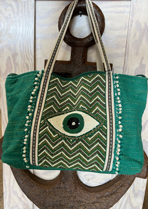 Beaded Eye Bag