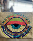 Beaded Eye Crossbody
